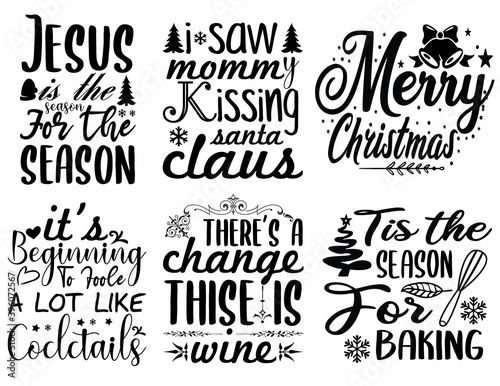 Christmas SVG bundle Cut Files for Cutting Machines like Cricut and Silhouette