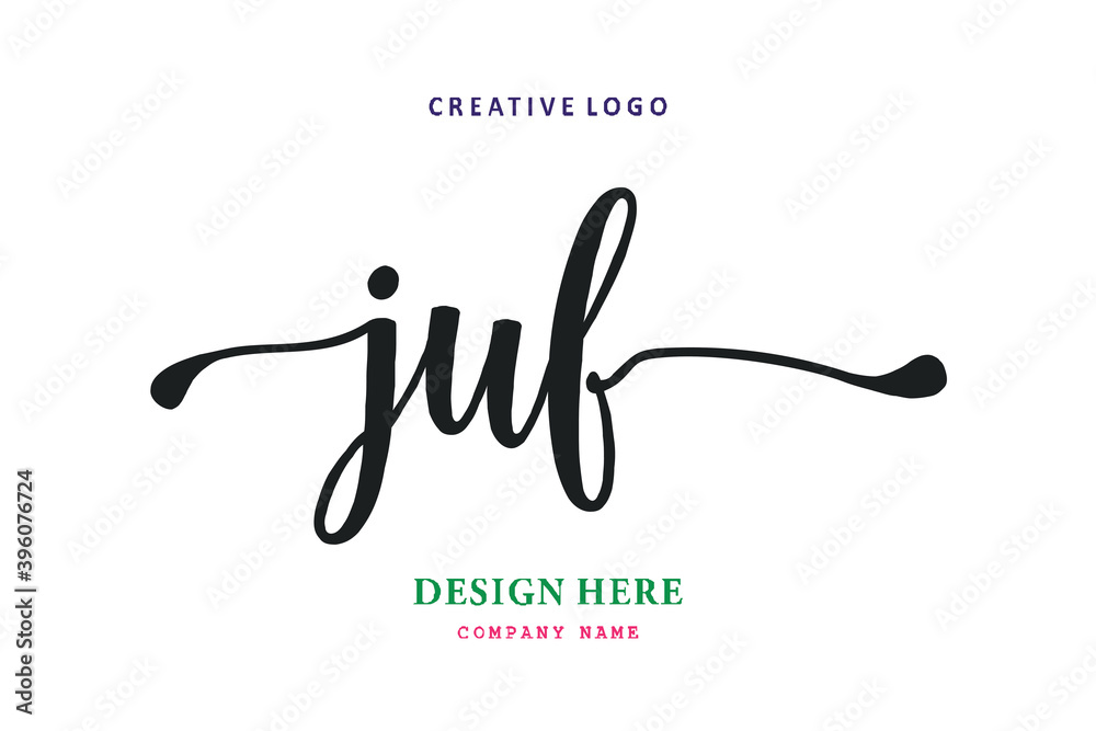 JUF lettering logo is simple, easy to understand and authoritative JUF lettering logo is simple, easy to understand and authoritative