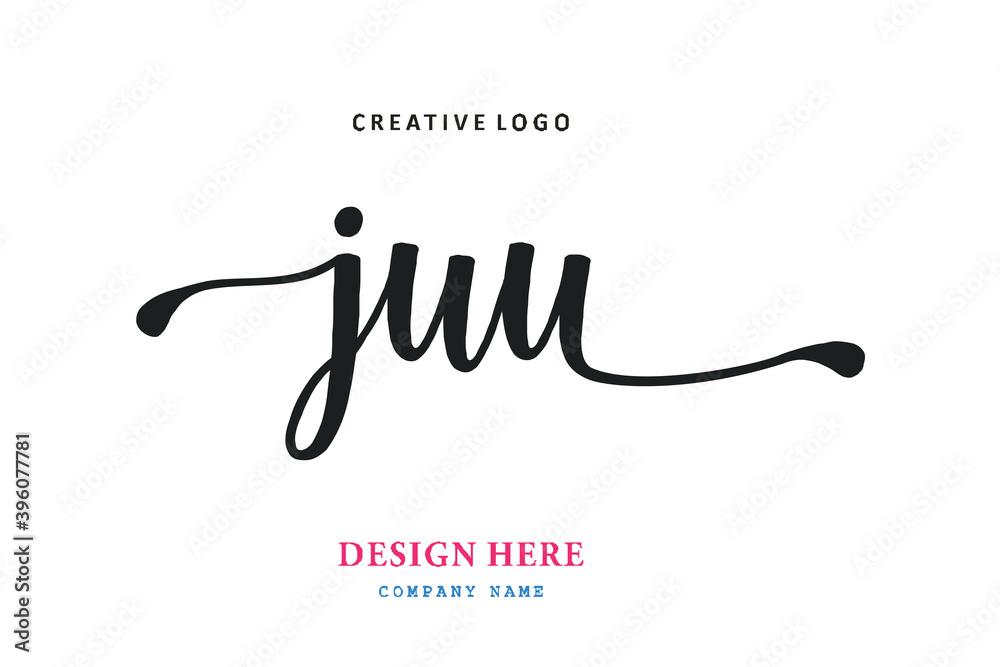 JUU lettering logo is simple, easy to understand and authoritative JUU lettering logo is simple, easy to understand and authoritative