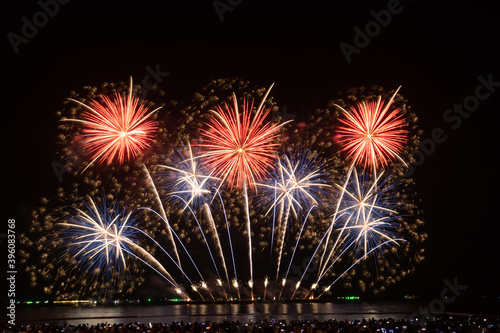 Pattaya Fireworks Festival 2020, Thailand.