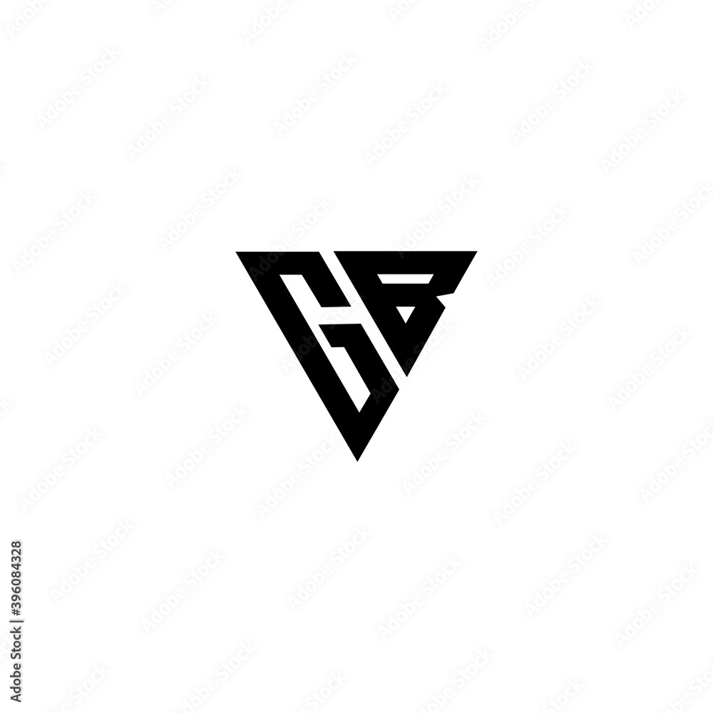 Initial letter GB triangle monogram clean modern simple logo
Initial letter GB triangle monogram clean modern simple logo