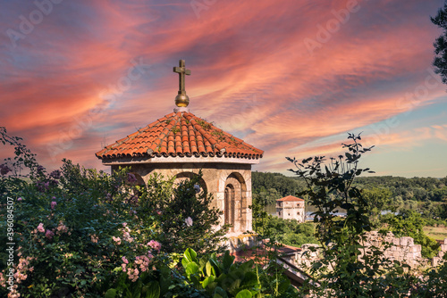 View at St. Petka Serbian Orthodox Church on Kalemegdan frortress in Serbian capital city Belgrade, Serbia