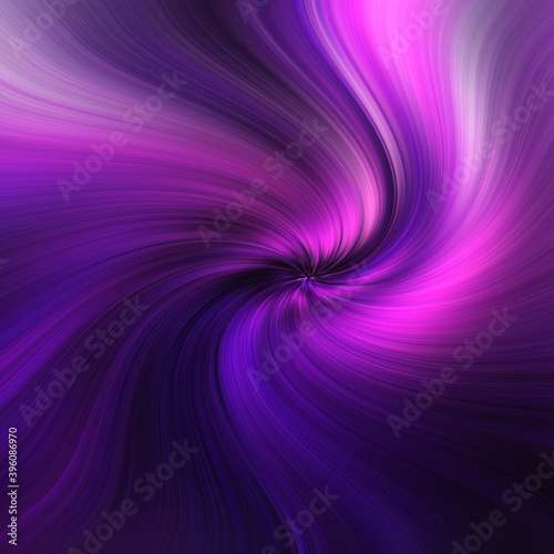Fotografija Spiral calm abstract background over purple color