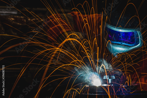 welding sparks