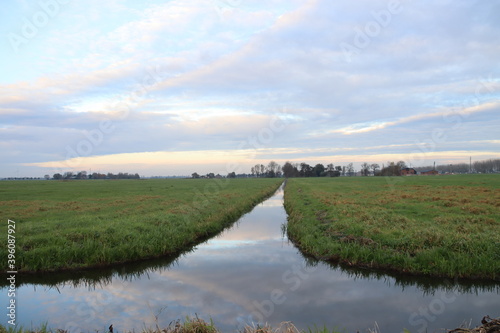 Meadows and forest of park Hitland at Nieuwerkerk © André Muller