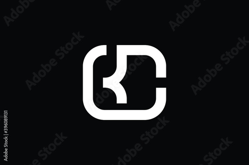CR logo letter design on luxury background. RC logo monogram initials letter concept. CR icon logo design. RC elegant and Professional letter icon design on black background. C R RC CR