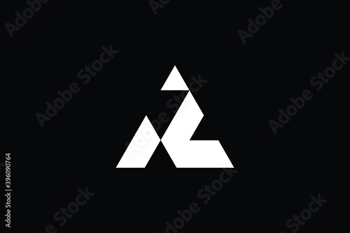 Free Download AZ logo letter design on luxury background. ZA logo monogram initials letter concept. AZ icon logo design. ZA elegant and Professional letter icon design on black background. AZ ZA - GFXLoad
