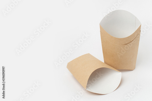 Fotografi Paper dishwater for french fries