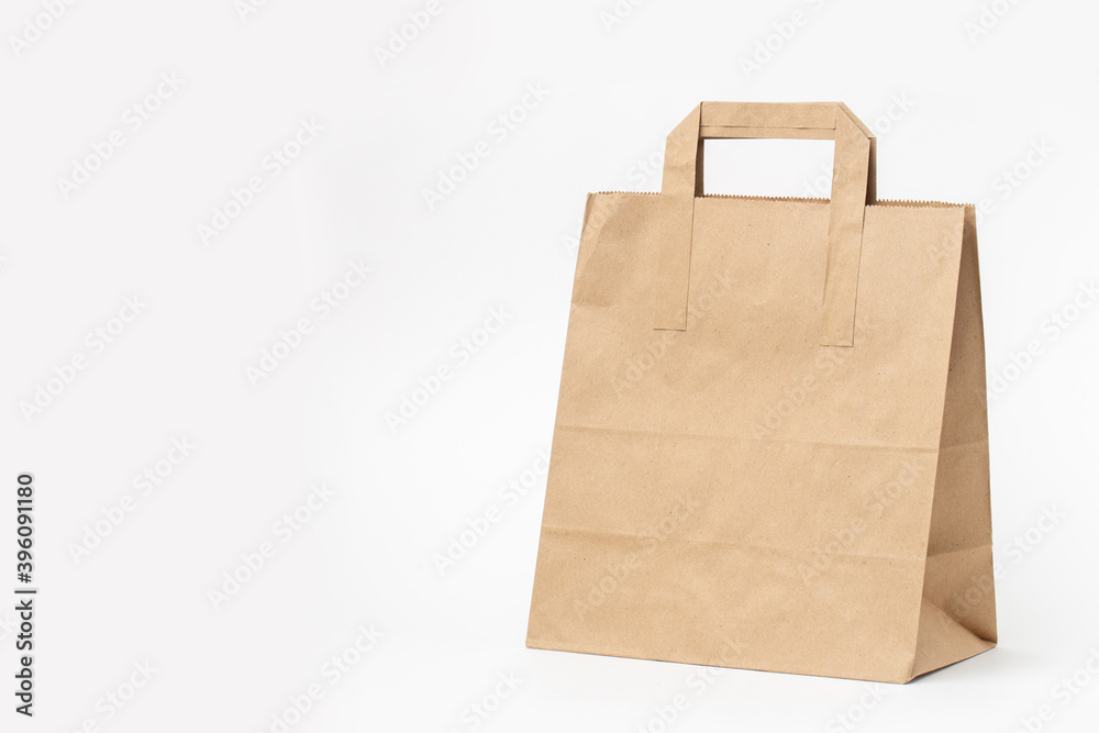 Paper bag on white background Paper bag on white background