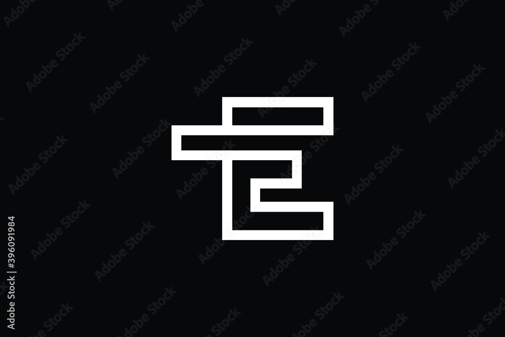 TE logo letter design on luxury background. ET logo monogram initials letter concept. ET icon logo design. TE elegant and Professional letter icon design on black background. E T TE ET TE logo letter design on luxury background. ET logo monogram initials letter concept. ET icon logo design. TE elegant and Professional letter icon design on black background. E T TE ET