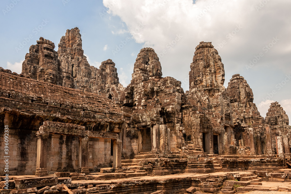 Khmer temple of Bayon