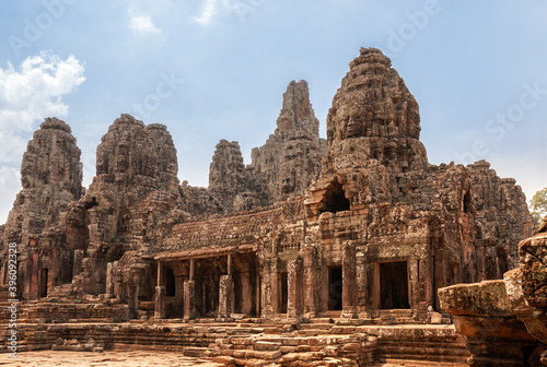 Towers at Bayon Temple, Cambodia