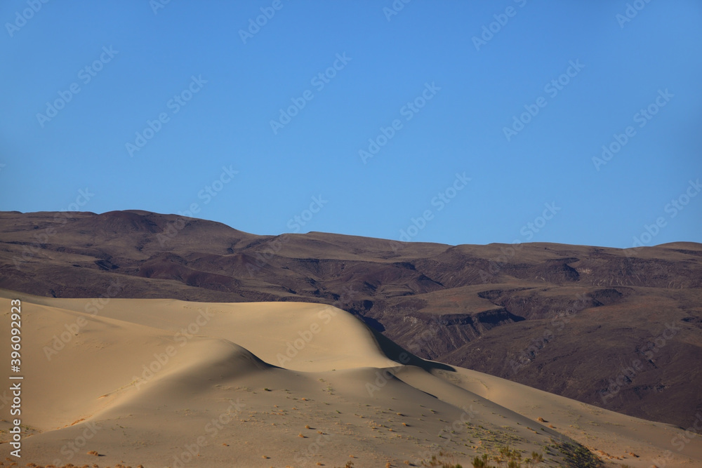 Sunrise in Death Valley.