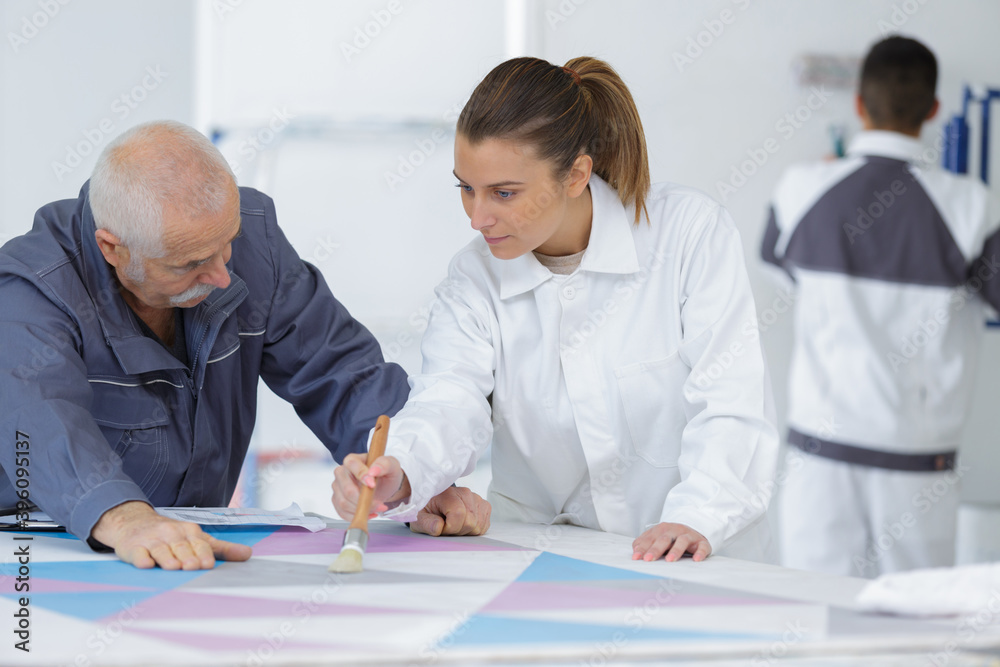 Fototapeta premium concept of renovation and decorating course