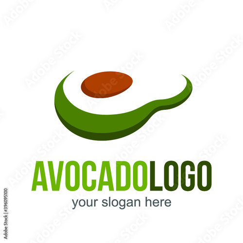 Avocado logo icon symbol design template