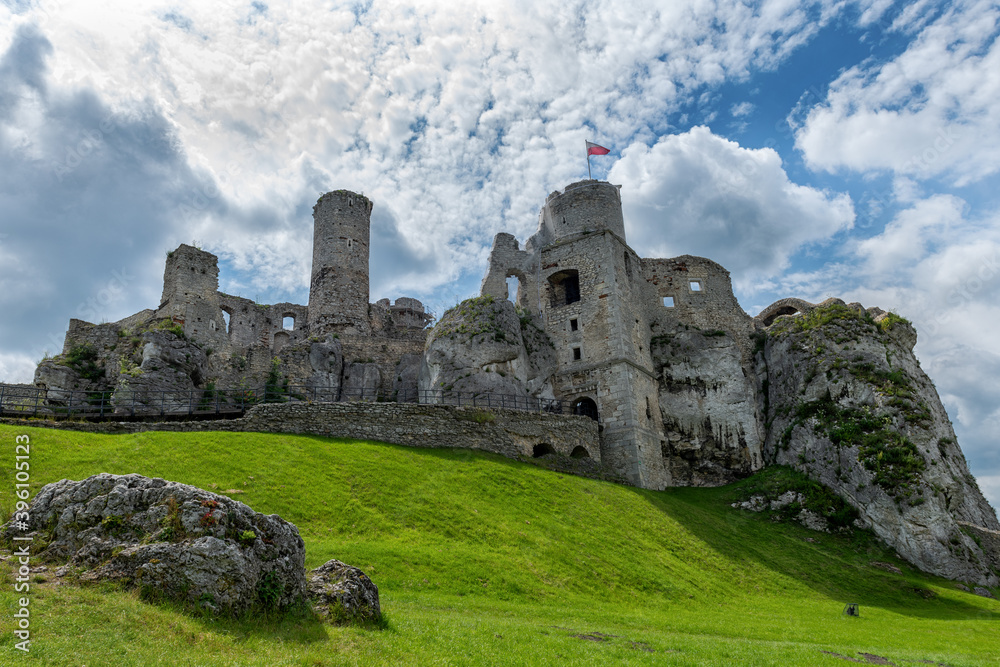 Ogrodzieniec Castle in south-central Poland
