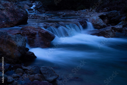 Flow of river