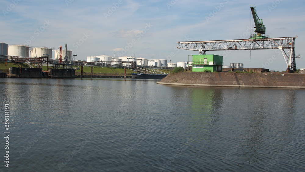 inland port Duisburg  Germany Europe