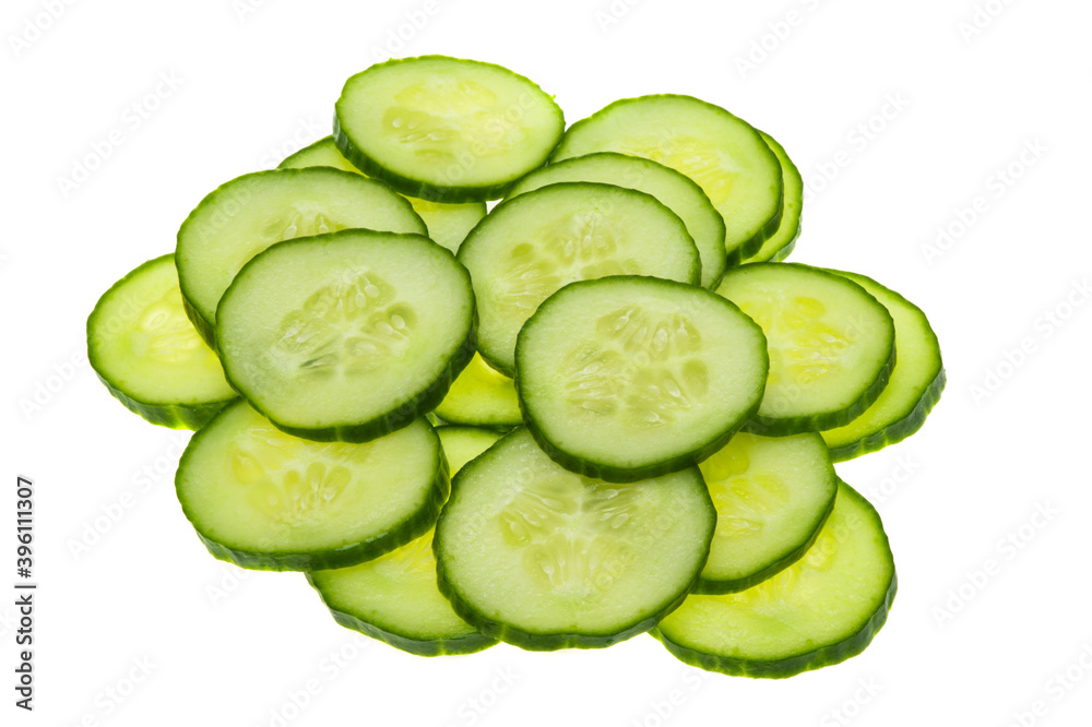 sliced cucumber isolated sliced cucumber isolated