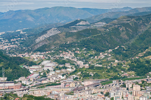 The city of Genova, Liguria, Italy.