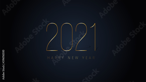 Creative concept of 2021 Happy New Year posters set. Design templates with gold logo 2021 for celebration and season decoration. Minimalistic luxury red backgrounds for branding, banner, cover, card