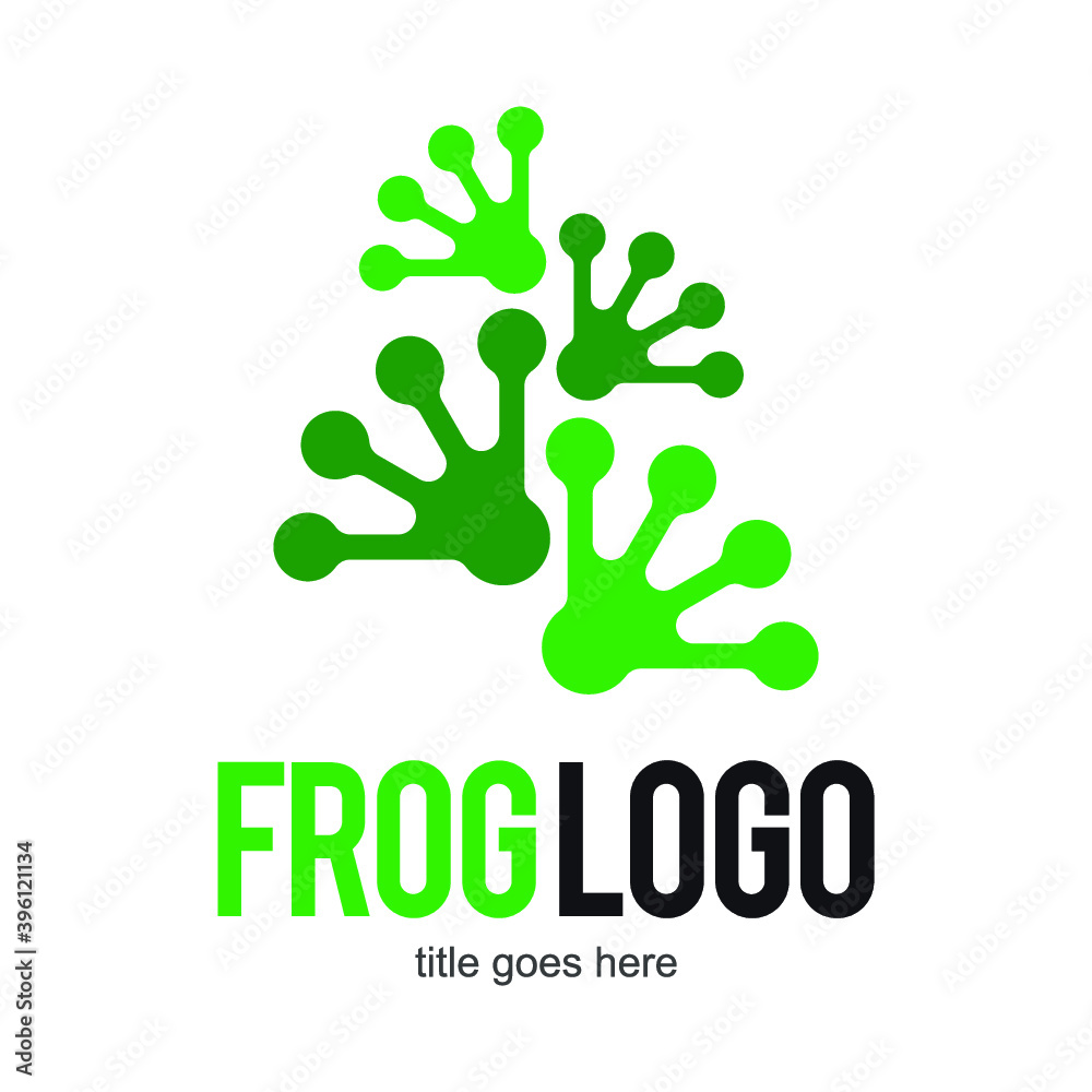Frog logo icon symbol design template Frog logo icon symbol design template