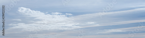 Fototapeta Naklejka Na Ścianę i Meble -  blue sky with white clouds - nature background