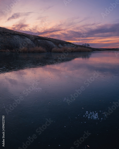 sunset over the lake © Daniel V7
