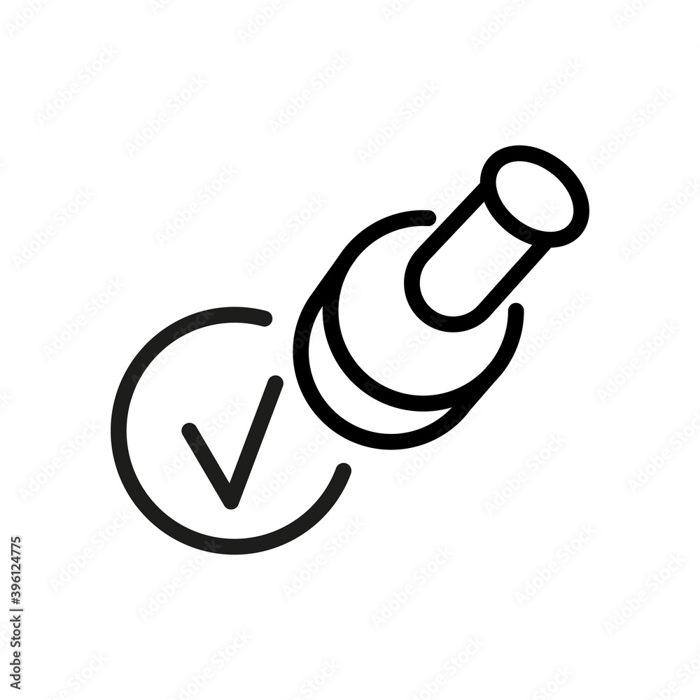 Outline Icon of Approve. Elements For Mobile Concept And Web Apps. Thin Line Vector Icons For Website Design And Development, App Development. Premium Quality Outline Icon of Approve. Elements For Mobile Concept And Web Apps. Thin Line Vector Icons For Website Design And Development, App Development. Premium Quality
