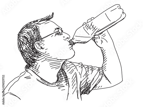 drinking water