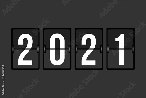 Year 2021 on the Arrival Departure Board