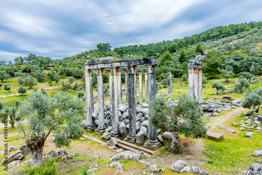 The Temple of Zeus, Euromos Ancient City