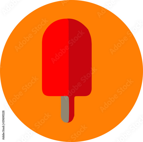 ice cream icon isolated on background