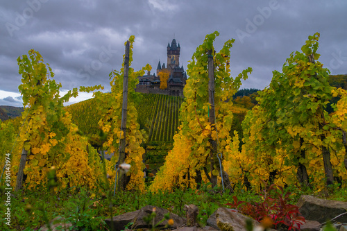 Burg Cochem an der Mosel im Herbst 2020