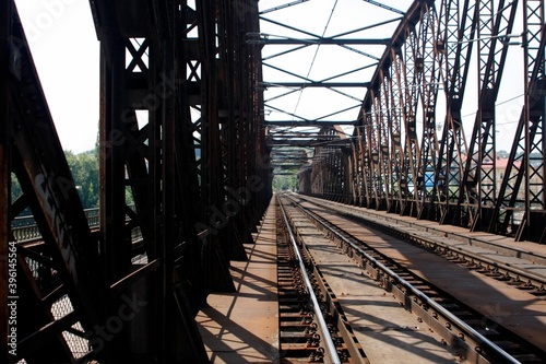 railway bridge over the river