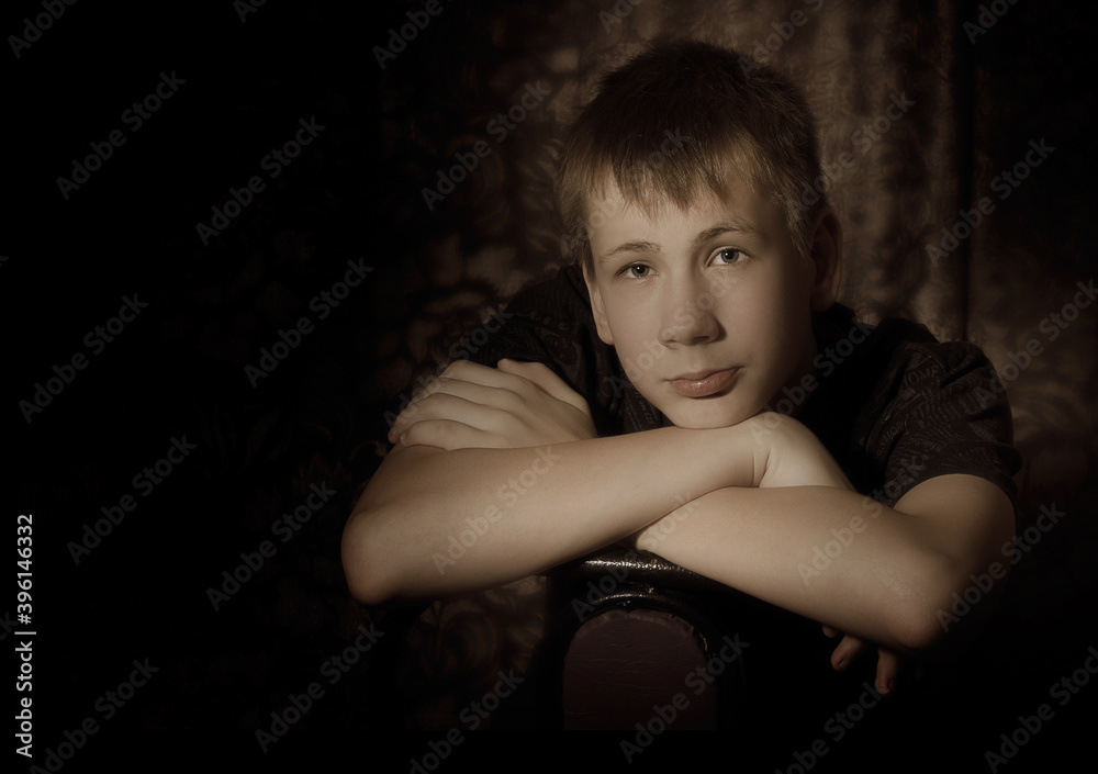 Close-up portrait of a young man Close-up portrait of a young man