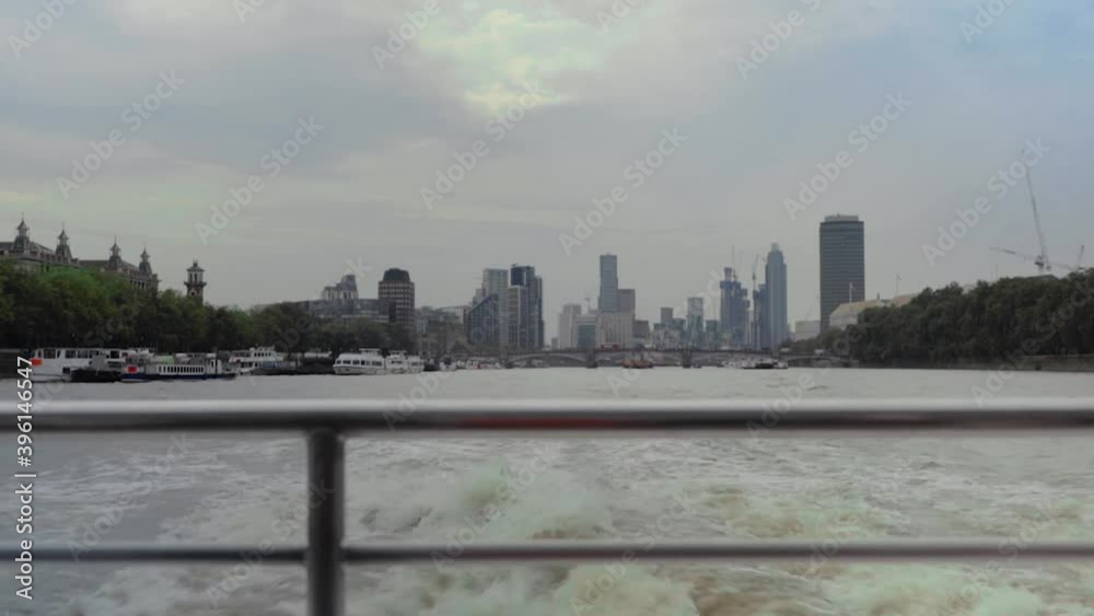 View Of Nine Elms District In London Seen From A Boat View Of Nine Elms District In London Seen From A Boat