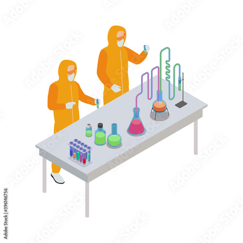 Pharmaceutical Production Illustration