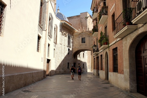 Lane in the city of Valencia in Spain