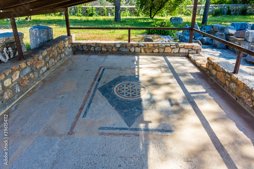 Ruin of Mausoleum is the tomb of Carian Satrap Mausolos in Bodrum Town photo