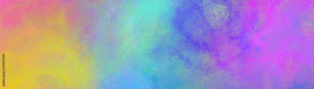 Sfondo colori pastello azzurro, blu, rosa, giallo. Web banner astratto 
