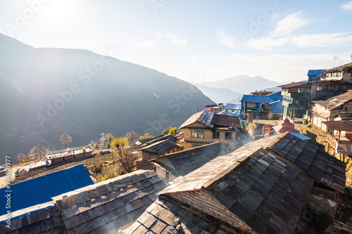 Morning dust in Ulleri, Nepal © Christina