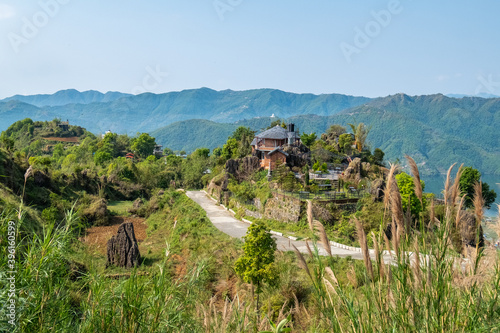 Beautiful village of Methlang, Nepal 
