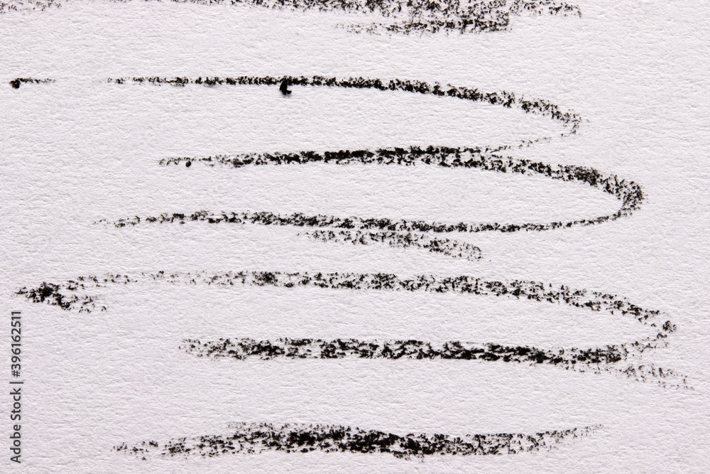 Fototapeta premium close-up black and white background hand painting