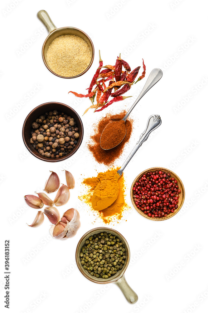 Composition with seasonings and herbs