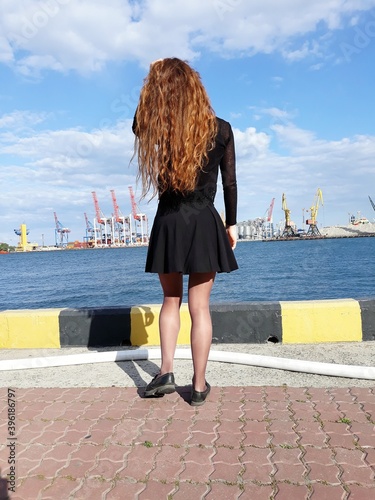 girl on the pier