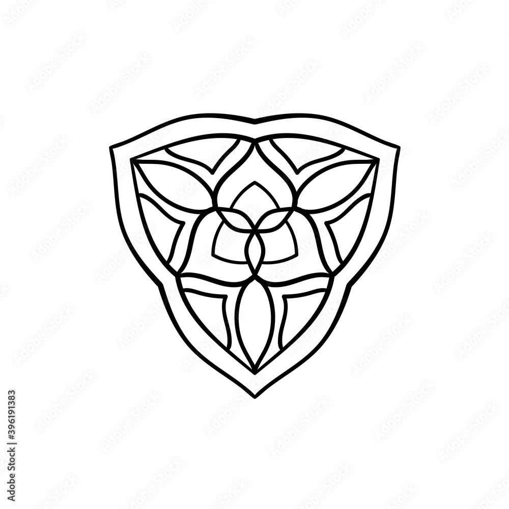 Decorative ornamental hand drawn vector design element. Decorative ornamental hand drawn vector design element.