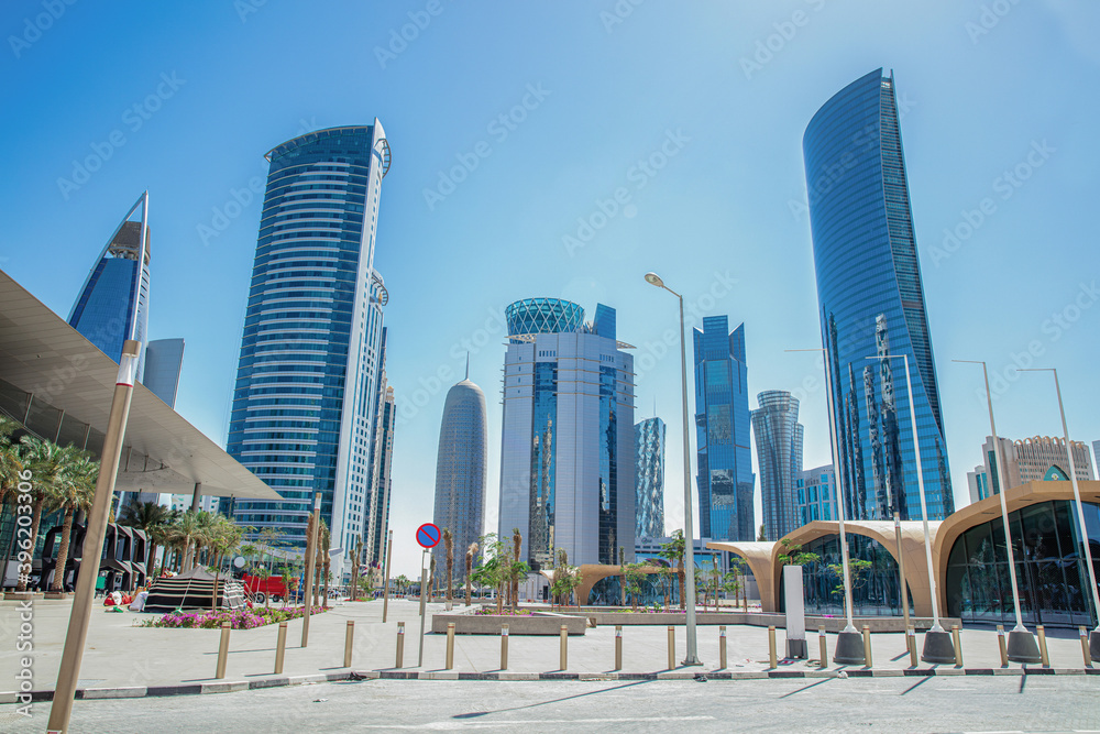 View of the Financial Center of Doha View of the Financial Center of Doha