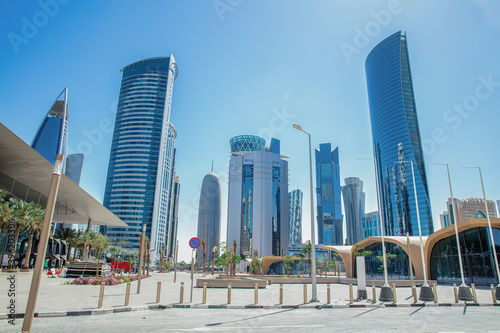 View of the Financial Center of Doha © Sergey Sukhorukov