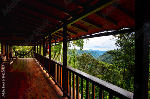 Porch with View of Andes in Ecuador